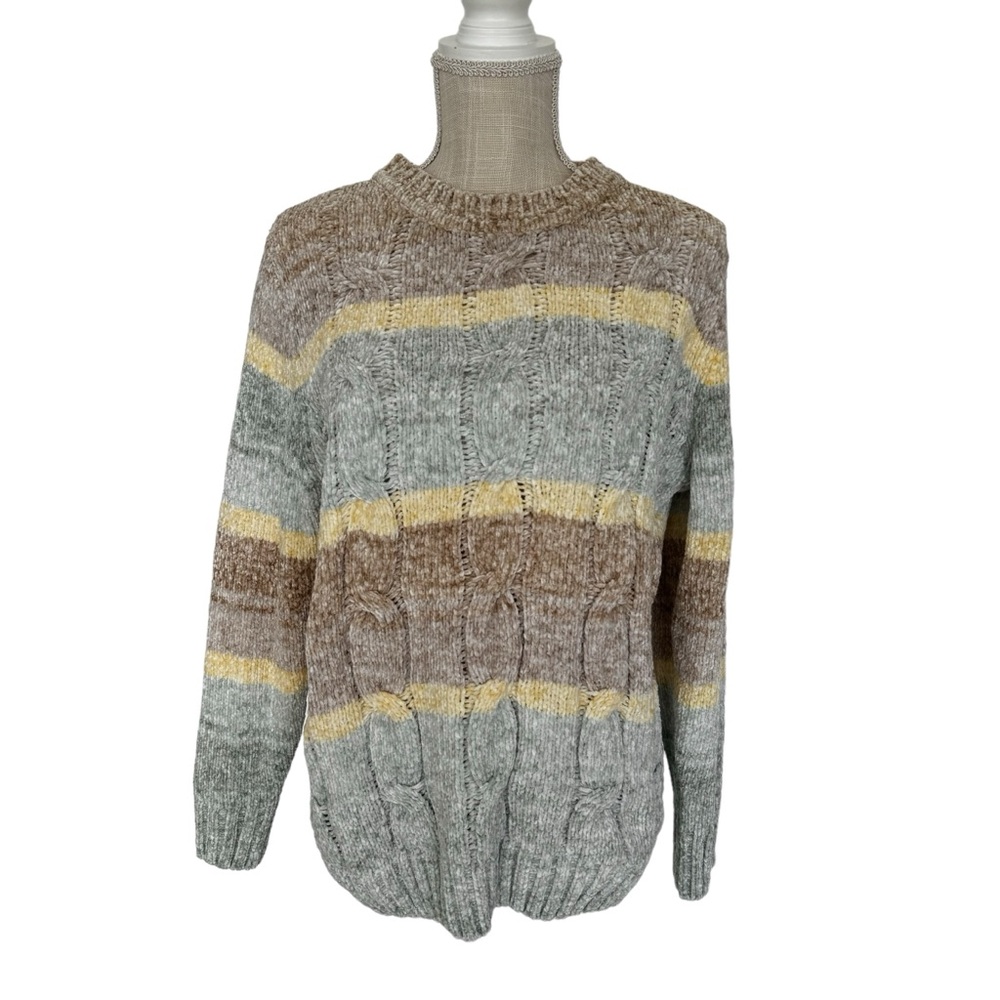 Alfred Dunner multi color super soft sweater in size small.